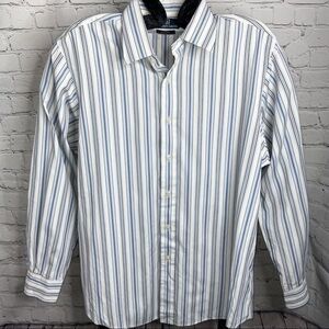 NWOT POLO BY RALPH LAUREN CUSTOM FIT CURHAM LONG SLEEVE BUTTON DOWN STRIPE SHIRT